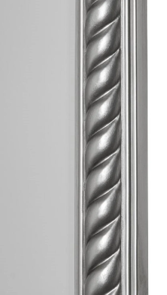 Baroque mirror / wall mirror antique silver 62 x H. 187 cm - Baroque furniture