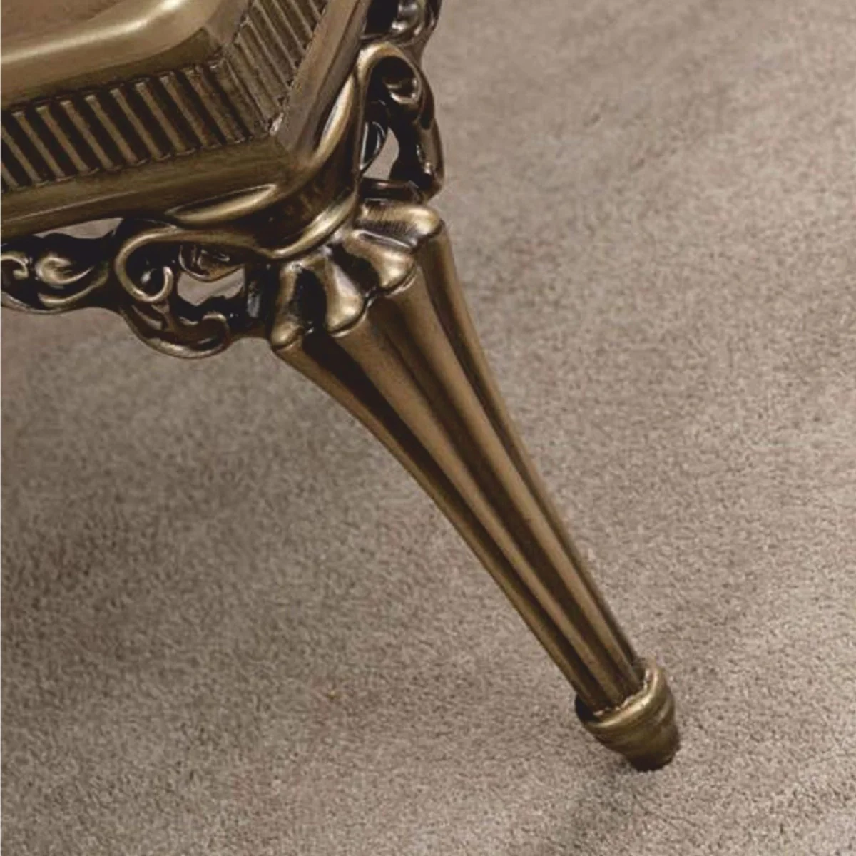 Luxury Baroque Solid Wood Coffee Table Gold 120 cm - Baroque Living Room Furniture