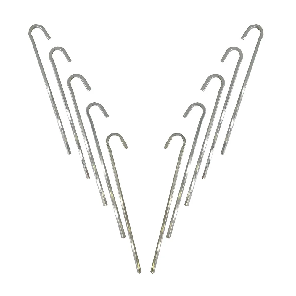 Package of 10 SPIRAL Pegs 18 CM