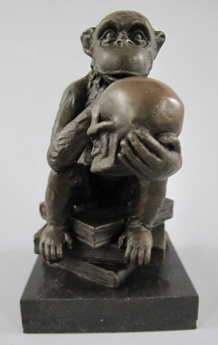Bronze decorative figure monkey H. 14 cm - bronze sculpture - decorative accessories