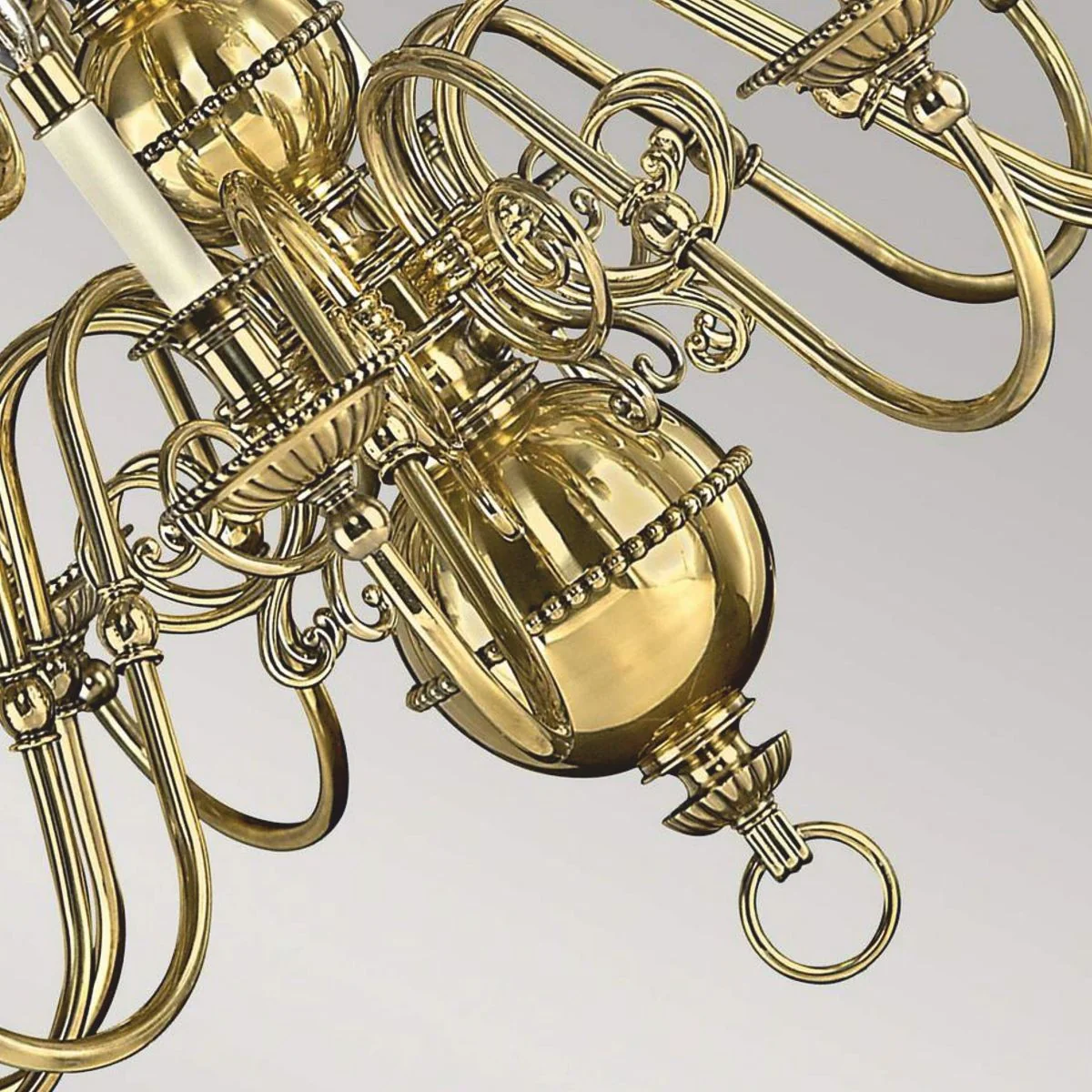 Luxury baroque brass chandelier Ø 94 x H. 87.6 cm - noble & magnificent