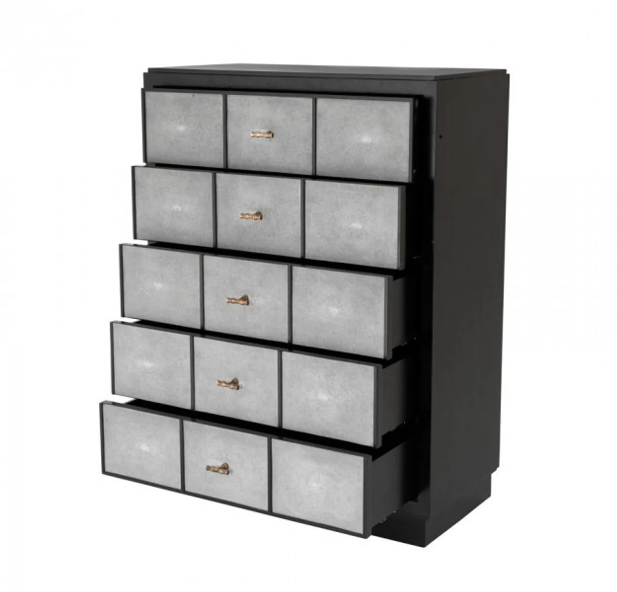 Luxury mahogany chest of drawers 96.5 x 47.5 x H. 130 cm - luxury hotel furniture