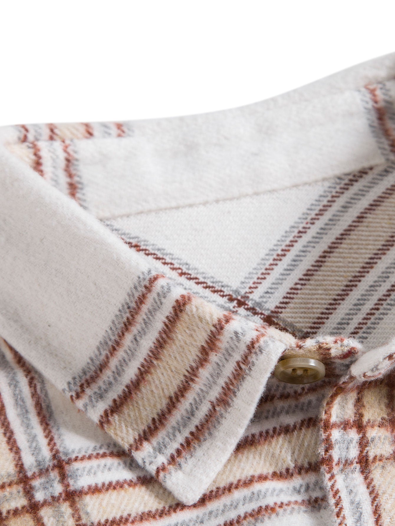 Flannel Plaid Overshirt With Pocket