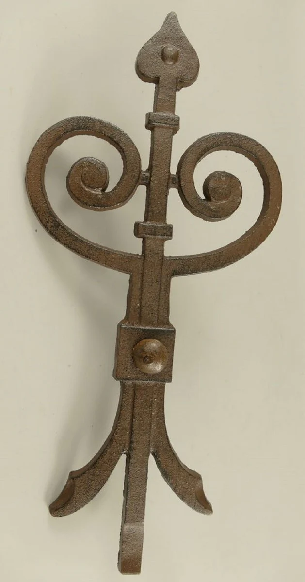 Wall decoration anchor rustic brown 23 x 1.5 x H. 50 cm - nostalgic metal anchor - living room decoration - garden decoration - patio decoration - decorative accessories