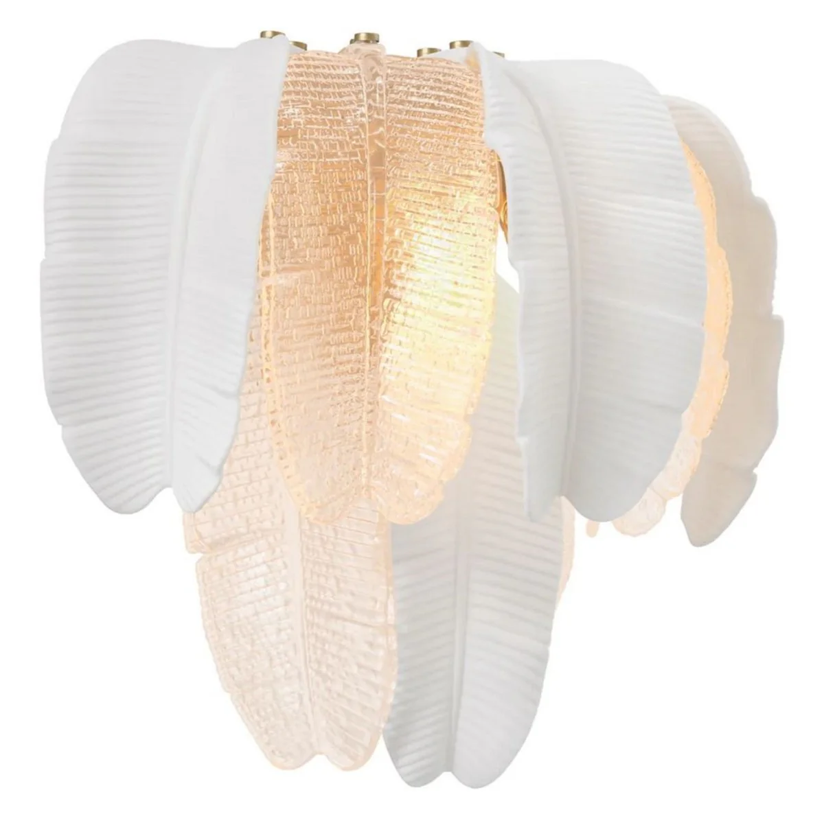 Luxury wall light white 45 x H. 35.5 cm - Luxury Lights