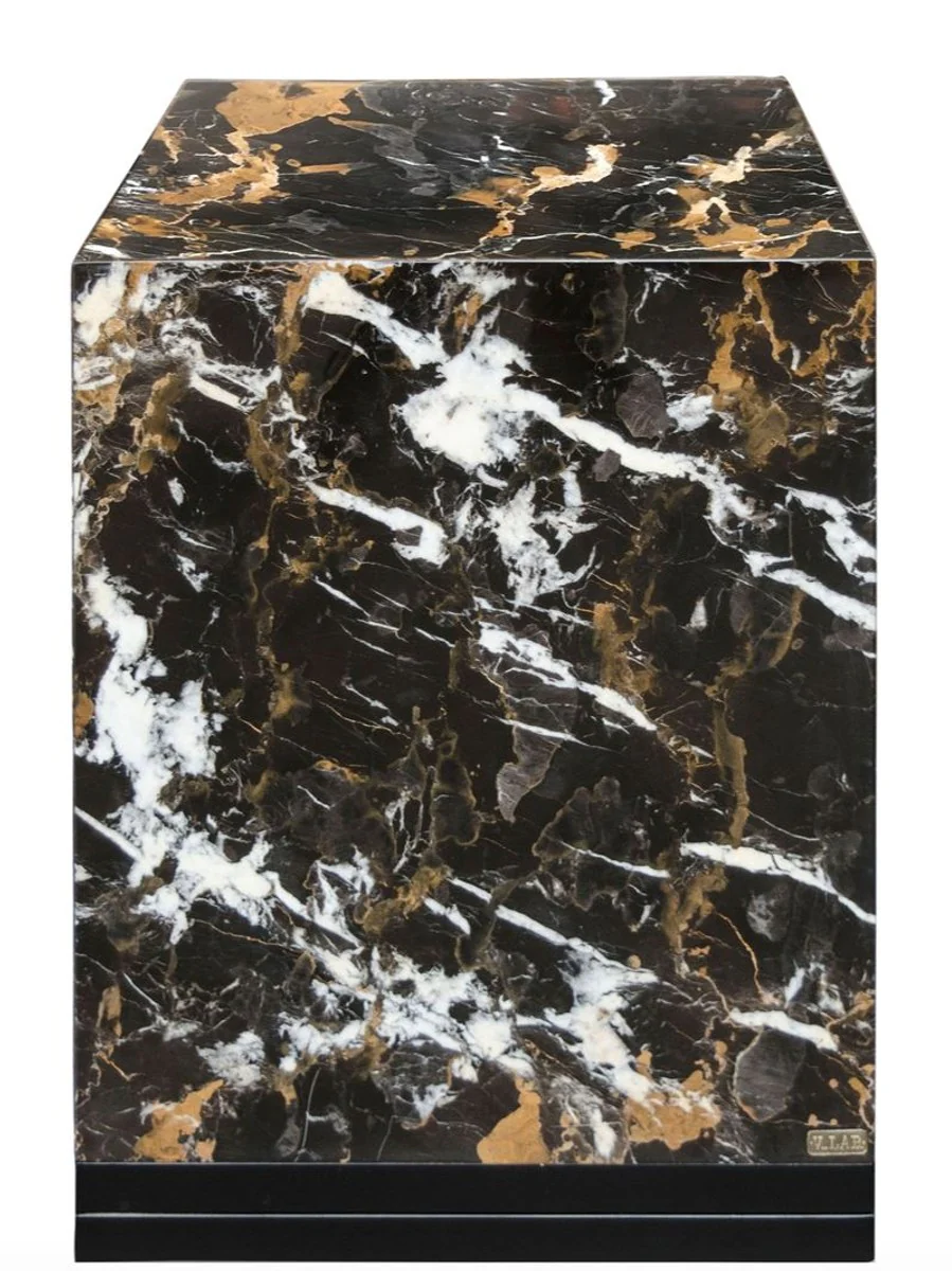 Side table black 40 x 40 x H. 50 cm - luxury living room decoration