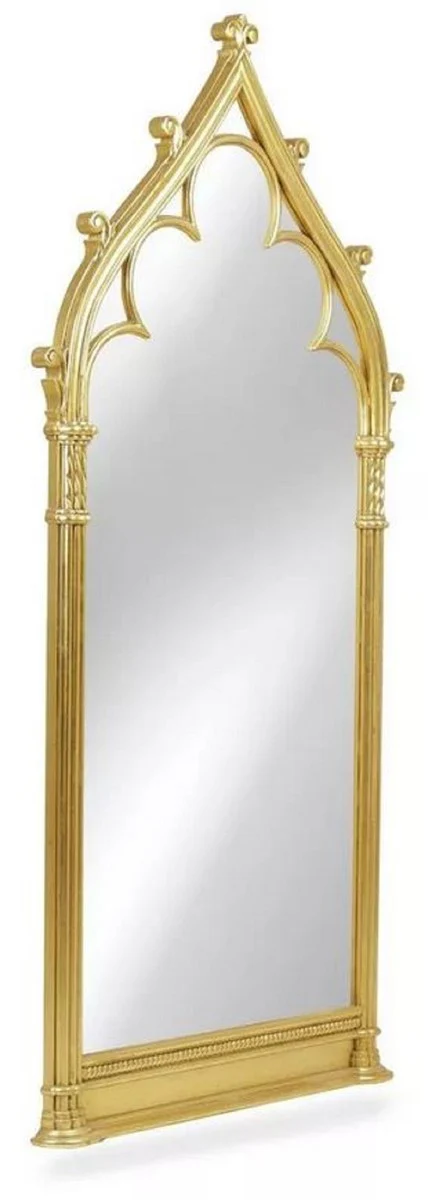 Luxury baroque mirror antique gold H. 150 cm - baroque style furniture