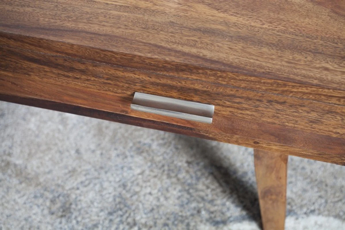 Designer solid wood coffee table natural 120 x H. 40 cm - salon living room table