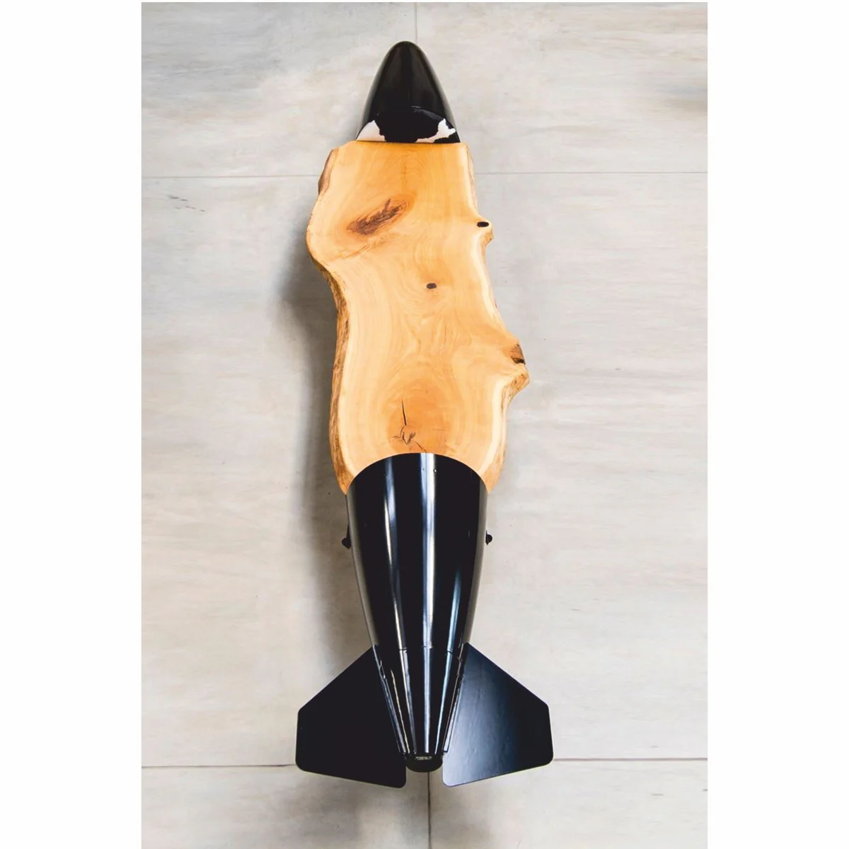 Luxury coffee table in torpedo shape 560 cm - Original additional tank Tornado Fighter German Air Force