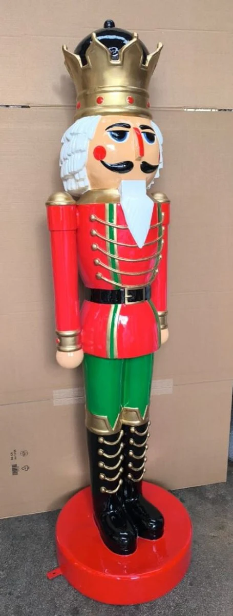 XXL decorative sculpture Nutcracker King H. 200 cm - Christmas decoration