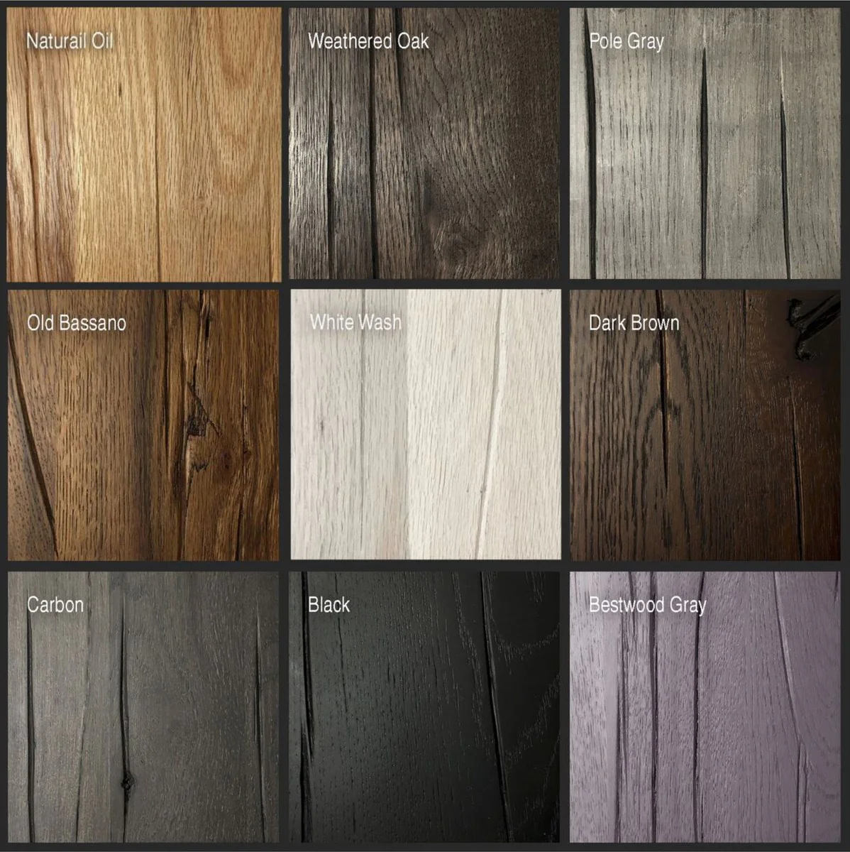 Solid Wood Kitchen Table - Various Sizes & Colors - Luxury Oak Wood Dining Table - Rustic Dining Room Furniture