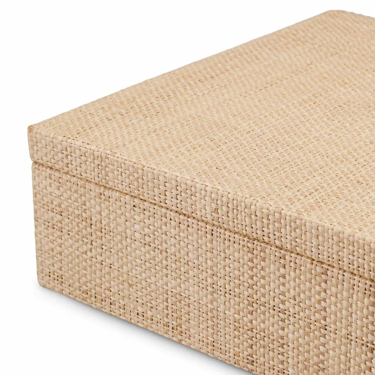 Luxury storage box natural colors 28 cm - luxury accessories