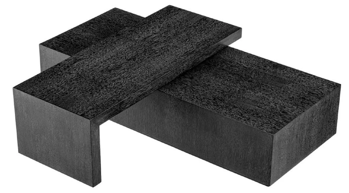 Luxury coffee table black gray - solid wood living room table with rotating table top - living room furniture - hotel furniture - luxury furniture - luxury furnishings