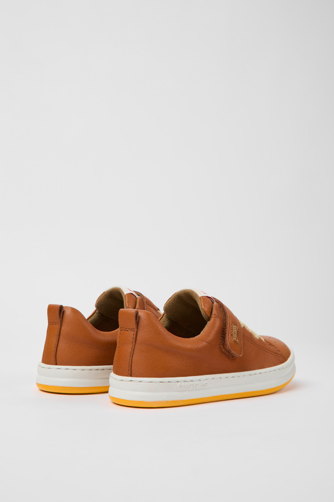 Runner Brown Leather Sneakers for Boys