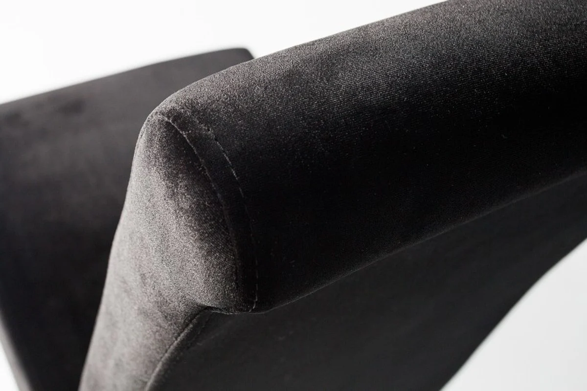 Luxury Modern Baroque Dining Chair Blue / Silver - Designer Chair