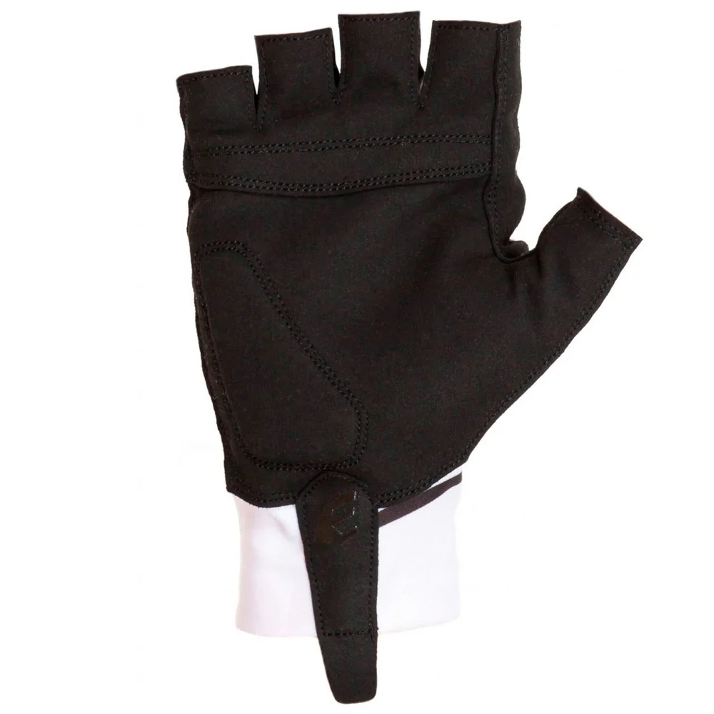 EASSUN AERO SHORT VENTILATED GLOVES - WHITE / BLACK