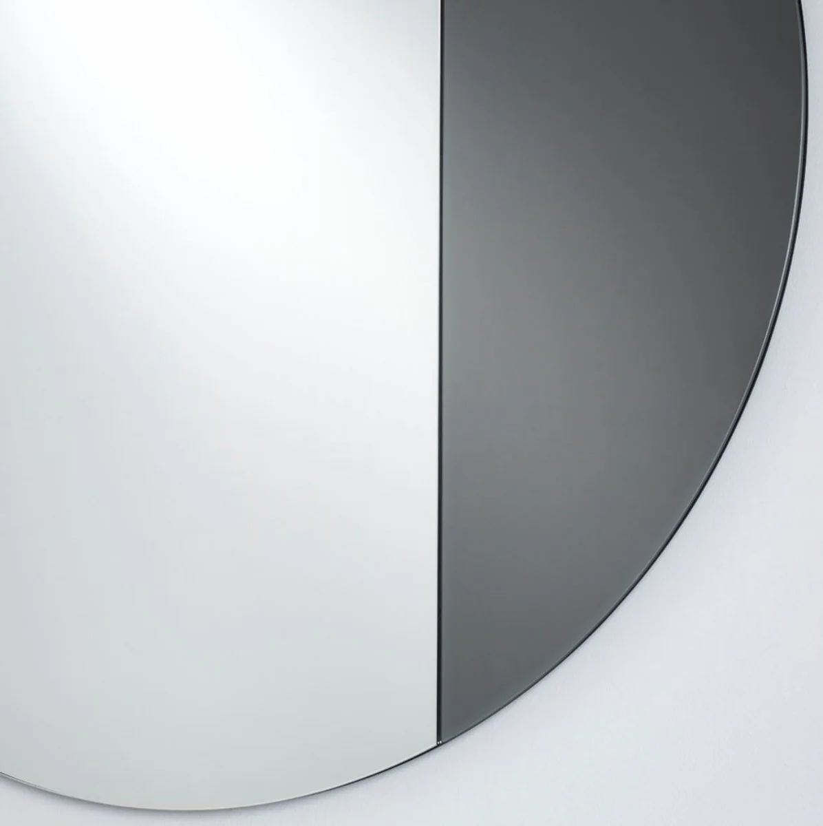 Luxury mirror smoke gray 96 x H. 96 cm - designer furniture & accessories