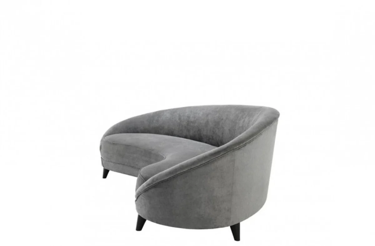 Luxury sofa light gray curved - luxury hotel furniture