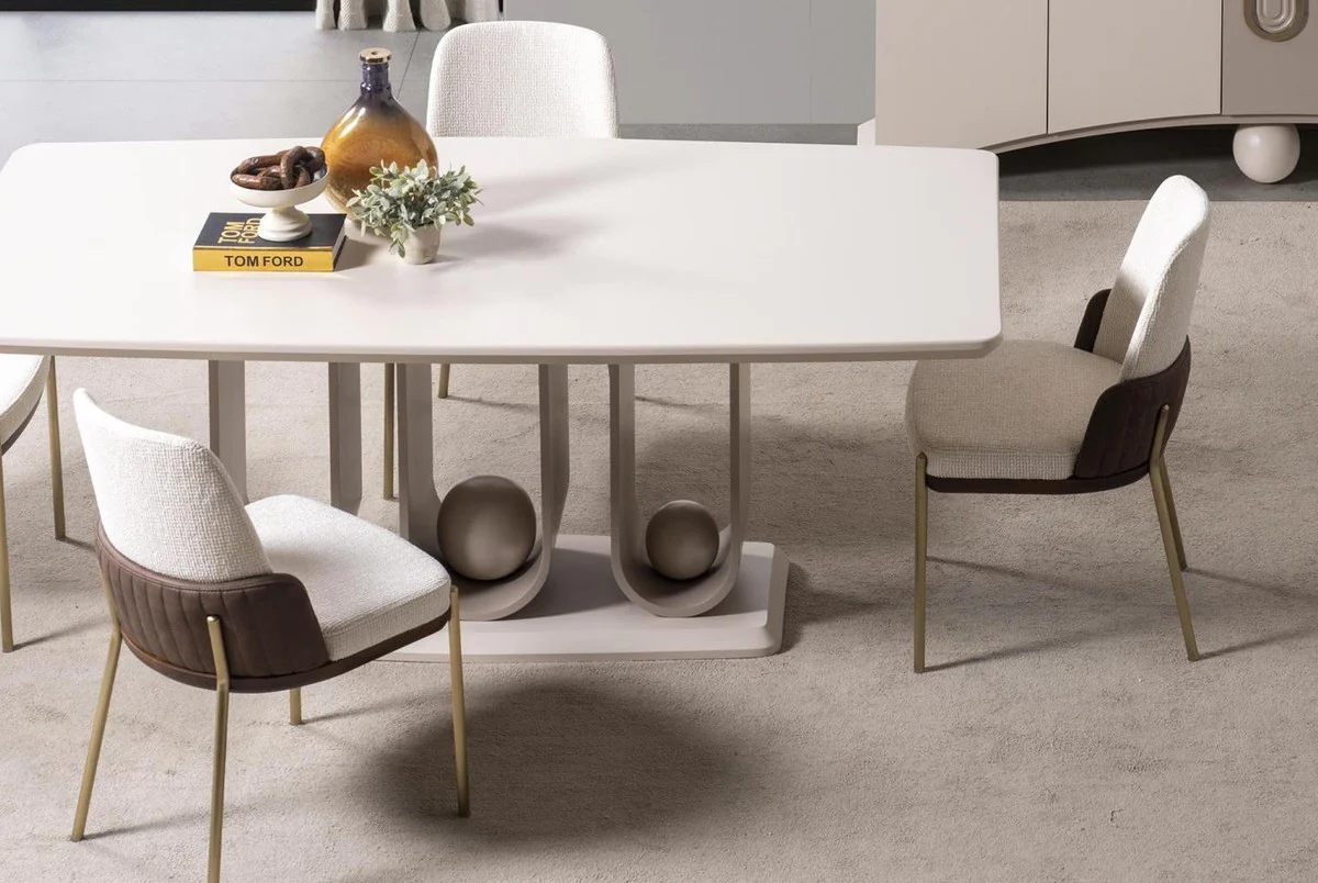 Luxury Dining Room Set - 1 Dining Table and 6 Dining Chairs - Dining Room Furniture