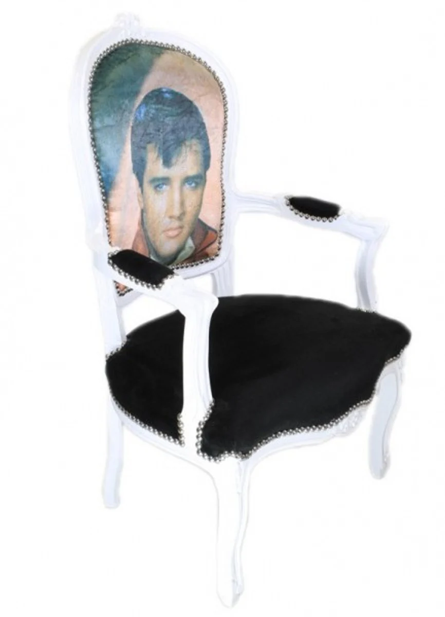 Barock Salon Stuhl Elvis Presley - Barock Antik Stil Möbel