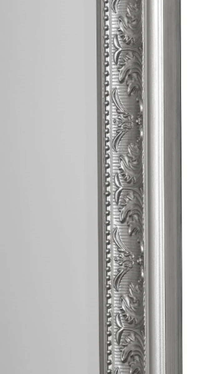 Baroque mirror silver 72 x H. 132 cm - Handmade baroque wall mirror