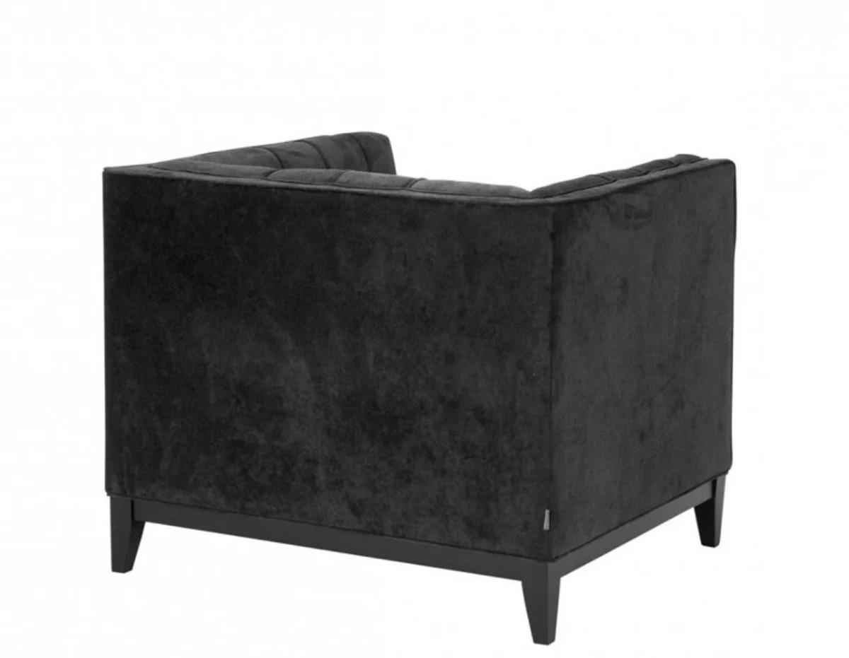 Luxury designer hotel armchair black - luxury quality