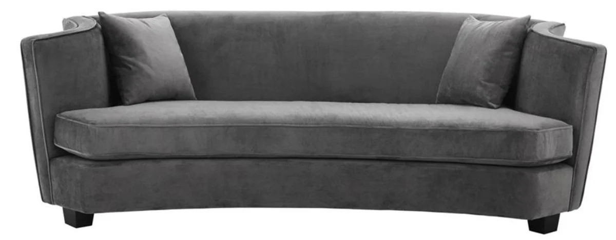 Luxury sofa gray 226 x 110 x H. 74 cm - luxury living room furniture