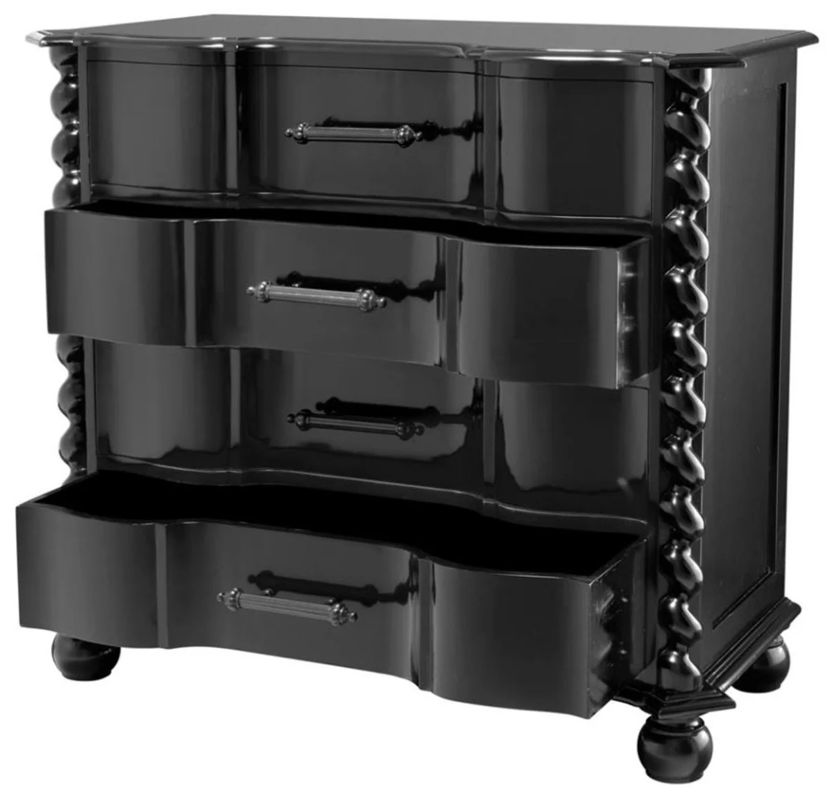 Luxus Mahagoni Kommode 111 x 54 x H. 94 cm - Limited Edition