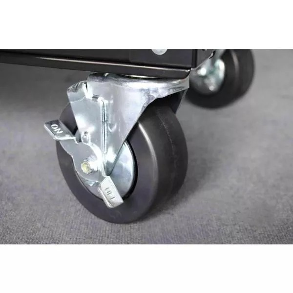 33 IN W 4-DRAWER MECHANICs TOOL UTILITY CART IN GLOSS BLACK