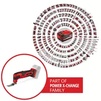 Cordless multifunctional tool TC-MG 18 Li-Solo