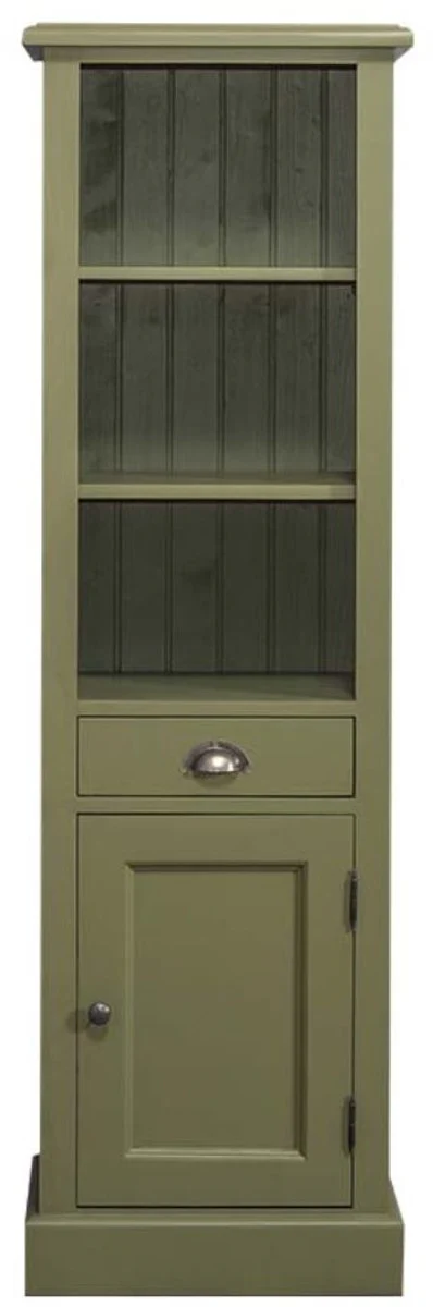 Country house style bathroom cabinet green 49 x 39 x H. 160 cm - bathroom furniture in country house style