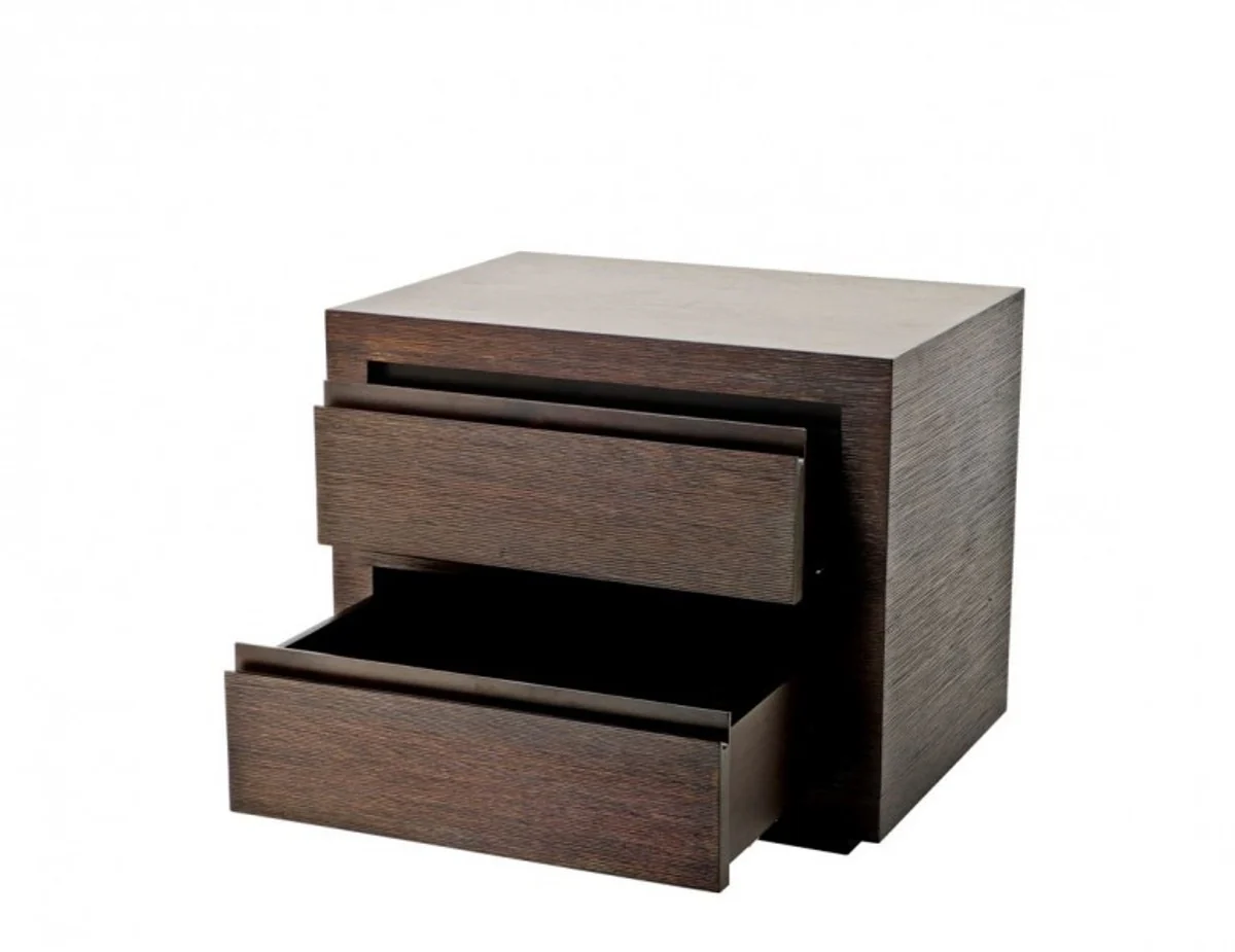 Luxury mahogany cabinet with 2 drawers 62 x 45 x H. 53 cm - Luxury Collection