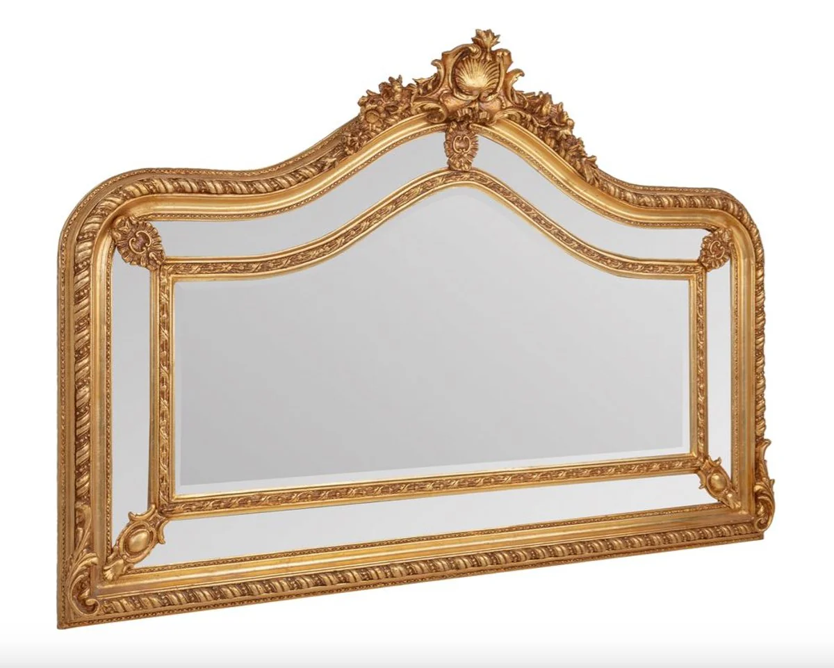 Magnificent Baroque mirror gold 125 x 190 cm - antique style - heavy version