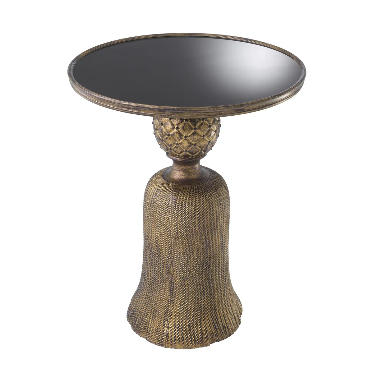 Luxury dining table antique gold Ø 60 x H. 74.5 cm - luxury living room furniture