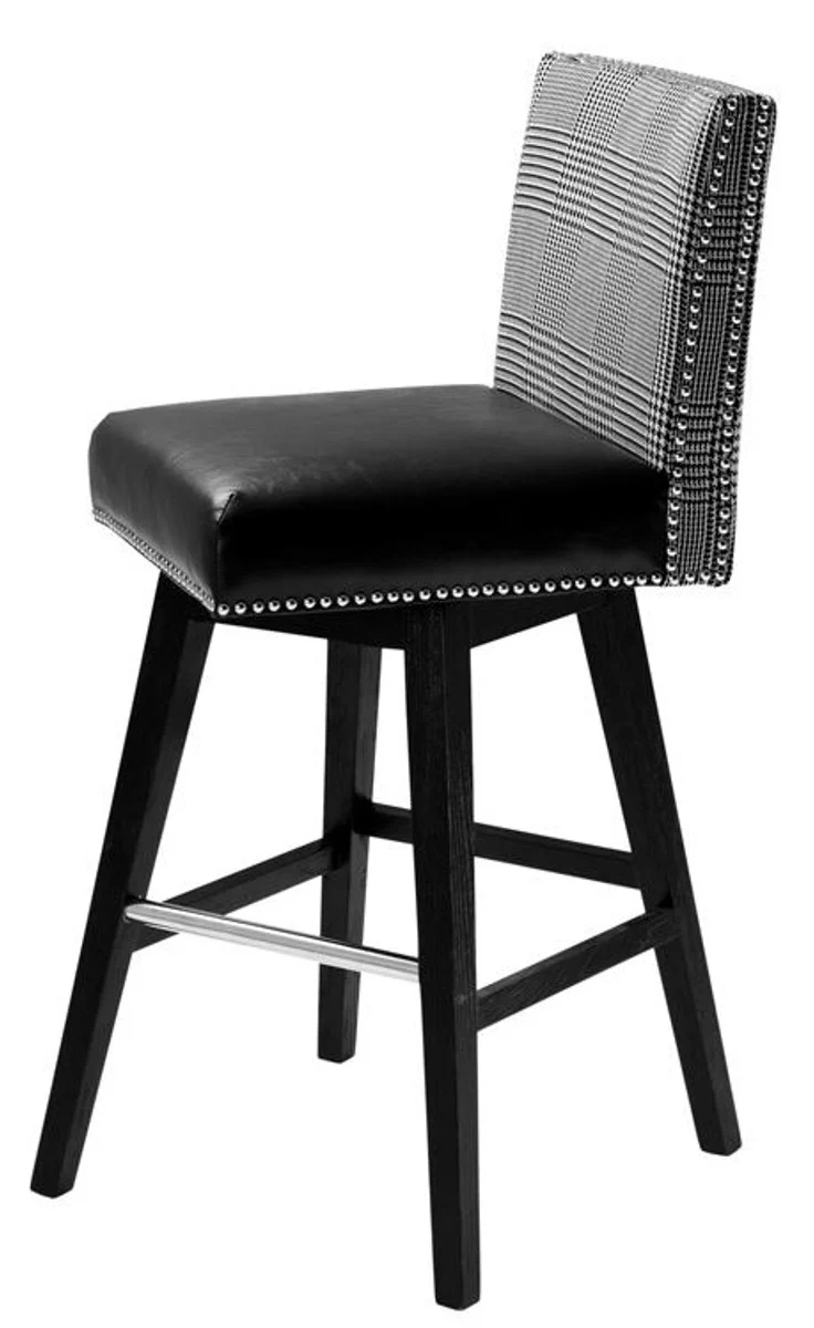 Luxury high chair / bar chair / bar stool with swivel seat - designer hotel furniture