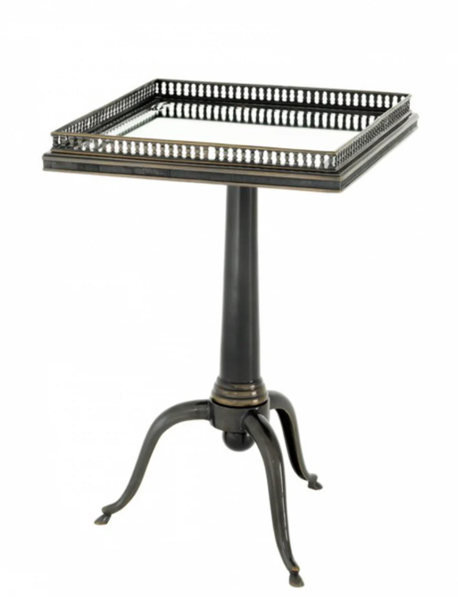 Luxury Art Deco designer side table anthracite - hotel table furniture