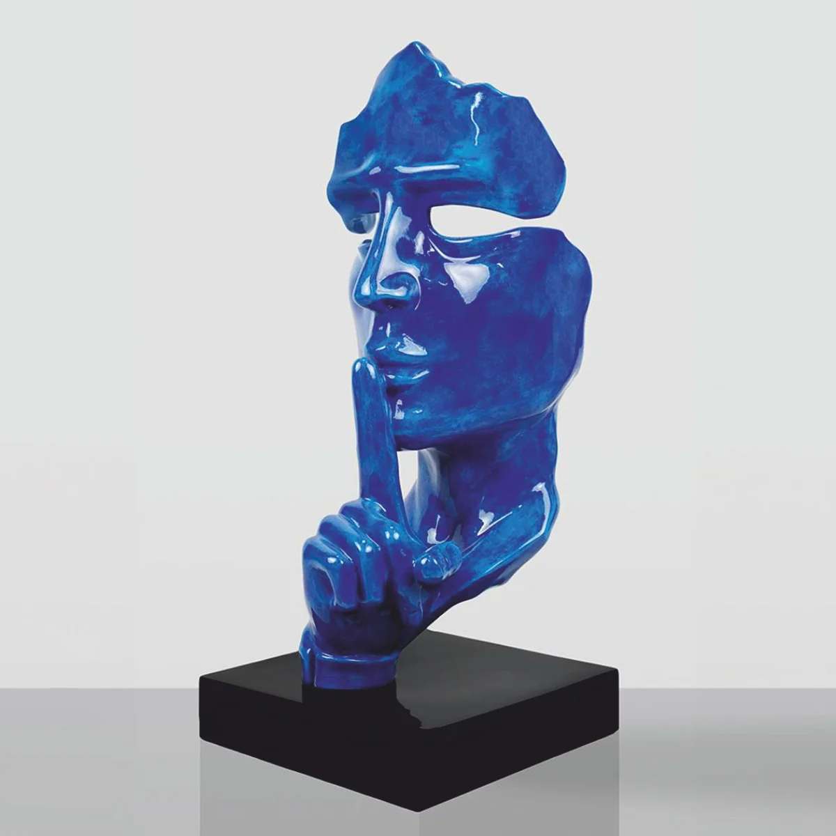 XXL decorative sculpture blue / black H. 190 cm - XXL decorative figure