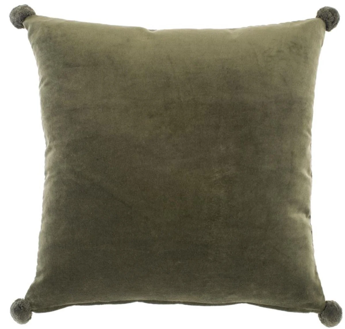 Luxury decorative cushion green / gold 60 x 60 cm - living room accessories
