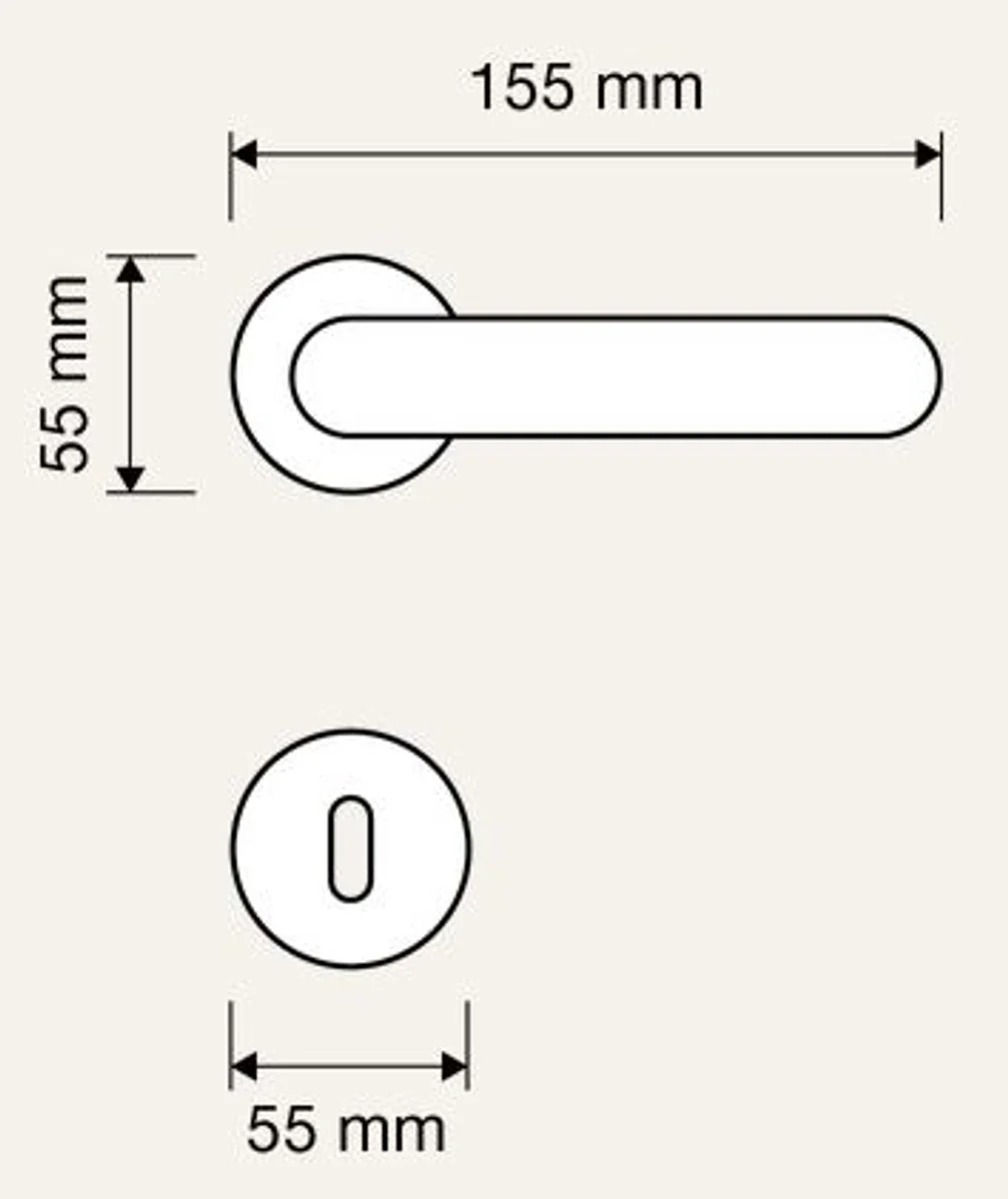 Art Nouveau door handle set French gold 15.5 x H. 5.5 cm - Baroque & Art Nouveau accessories