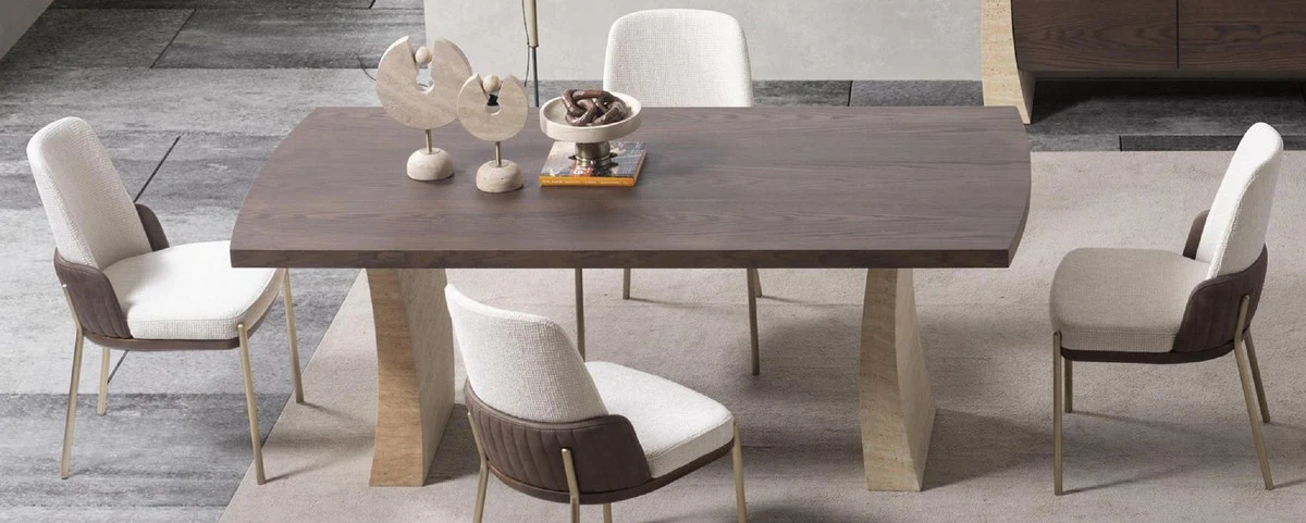 Luxury dining room set - 1 luxury dining table and 6 luxury dining room chairs