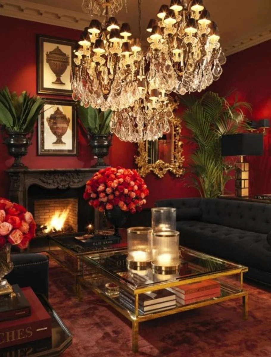 Luxury sofa 3 seater black - hotel furnishings