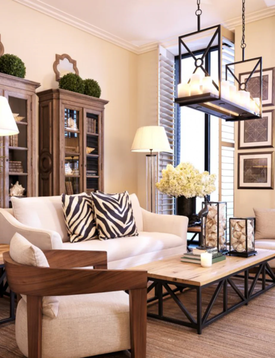 Luxury Art Deco Designer Coffee Table Zinc - Living Room Salon Table - Luxury Quality