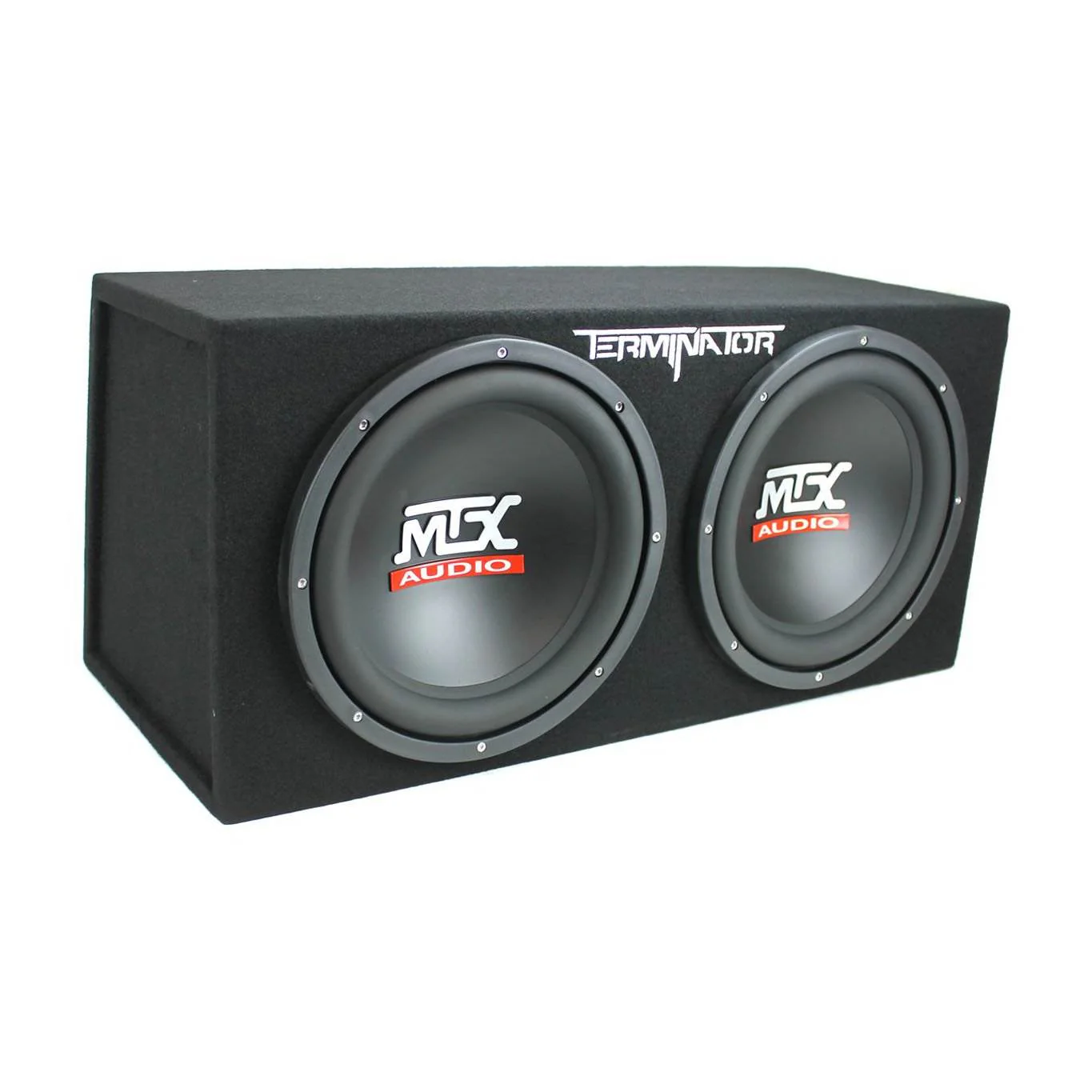 1200W Dual Loaded Subwoofer Box + 1500W Amplifier + Capacitor