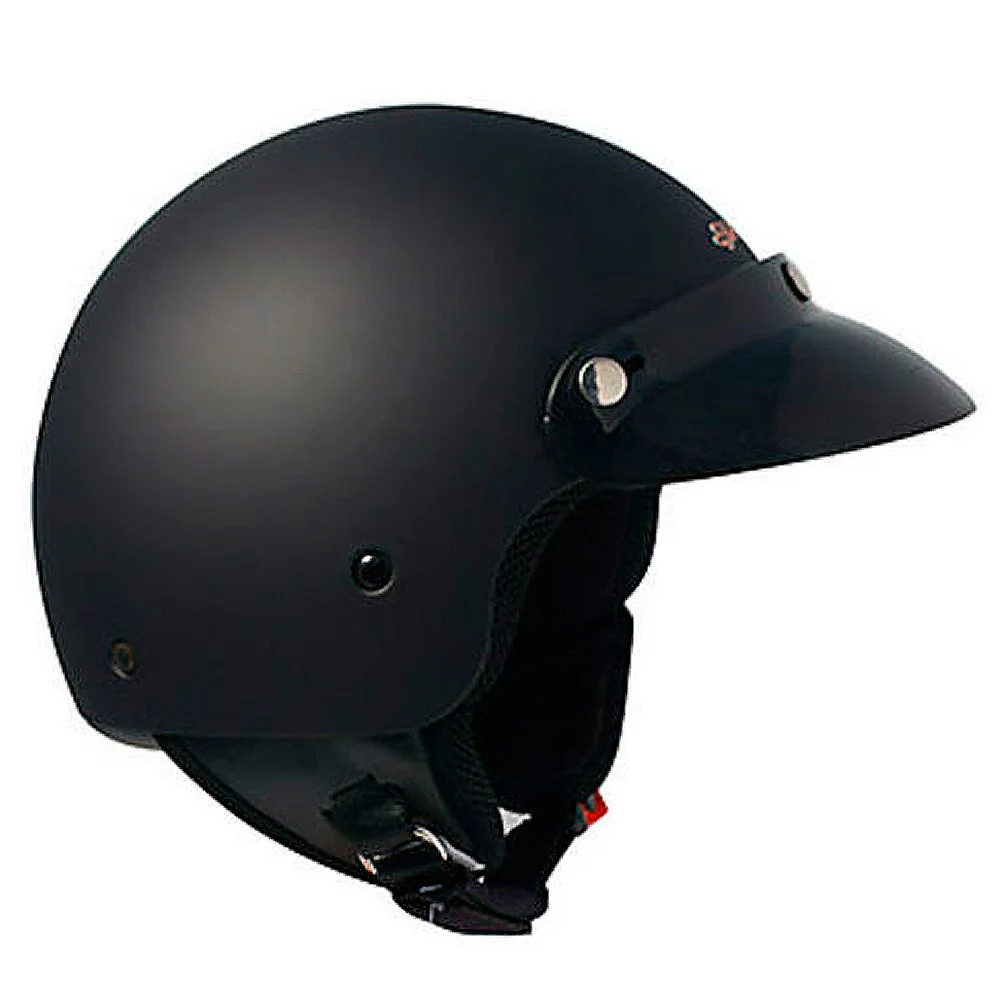 CASCO JET SKAP 1FH SMARTY NEGRO MATE