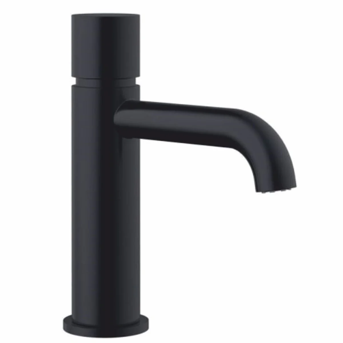 Luxury basin mixer matt black H. 18.8 cm - Made in Italy