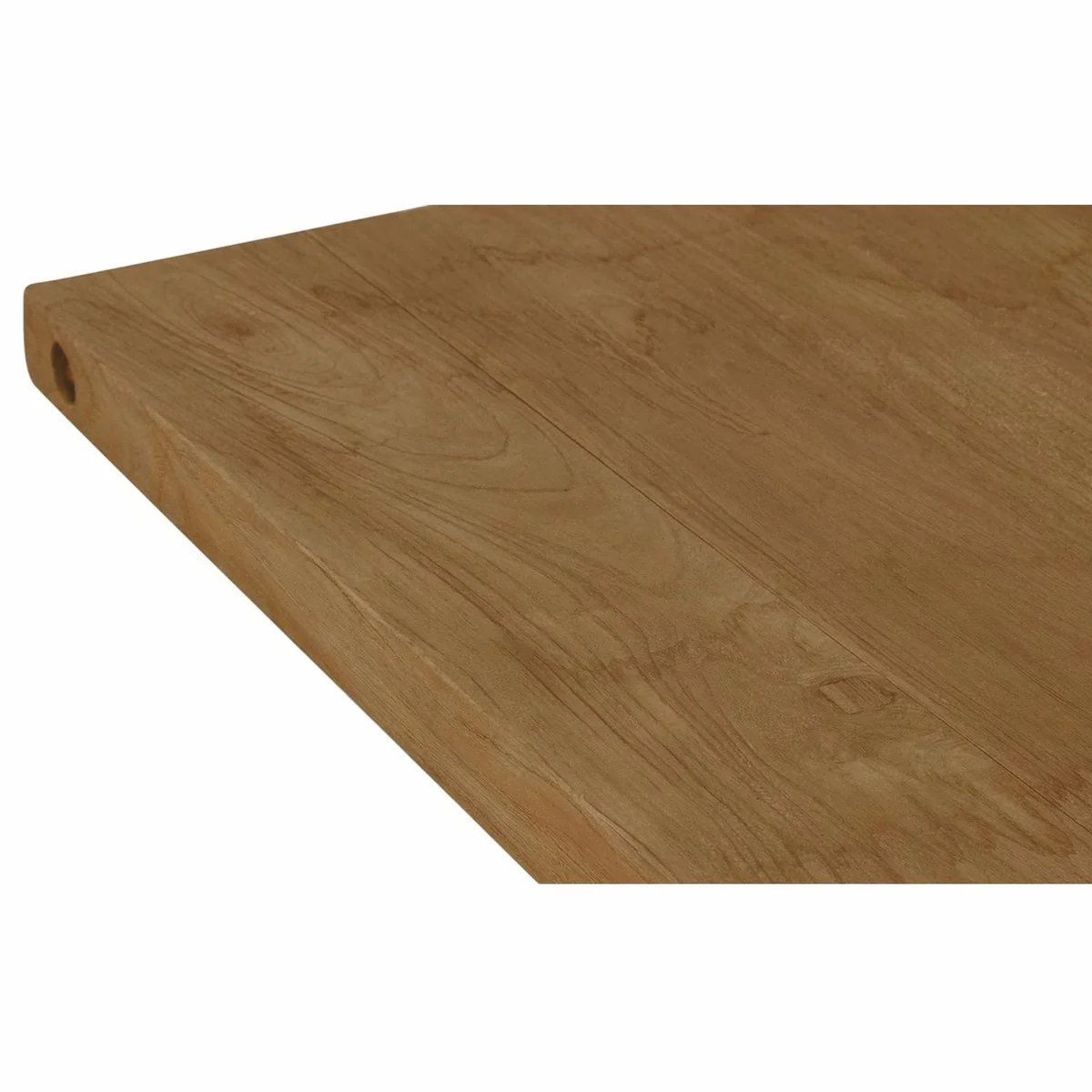 Luxury solid wood dining table brown / black 70 x H. 77 cm - Dining room furniture