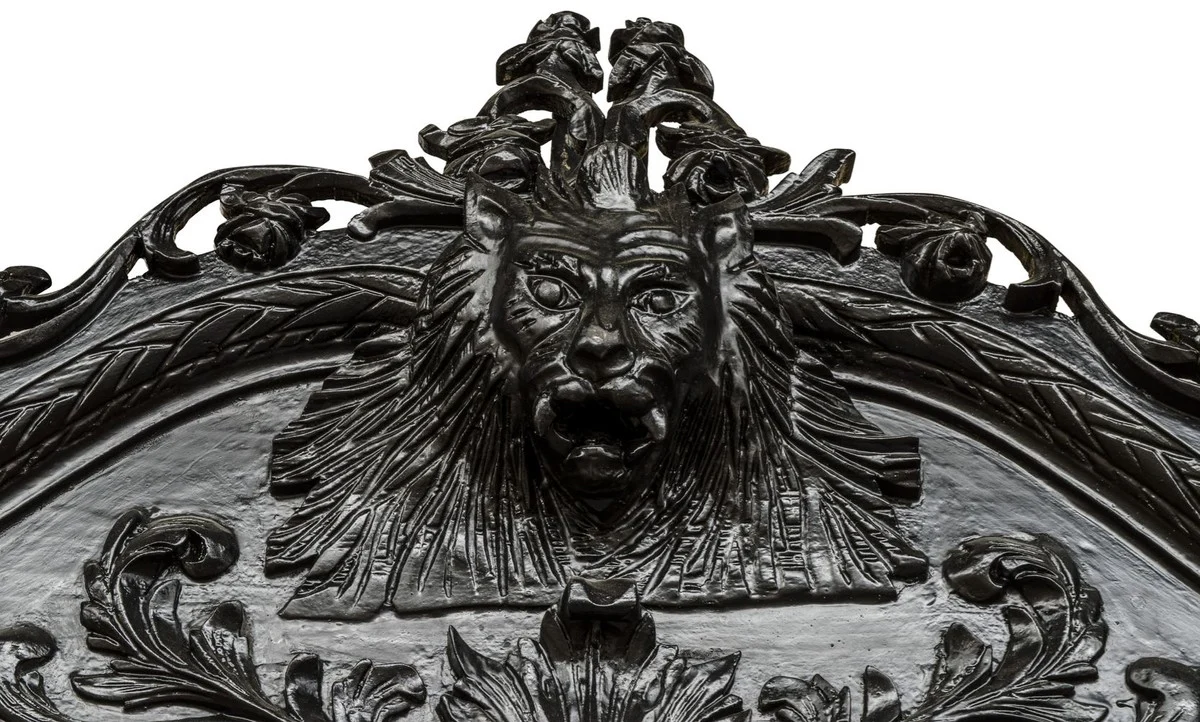 Luxury Baroque Mirror Black - Handcrafted Solid Wood Mirror in Baroque Style - Baroque Furniture - Noble & Magnificent