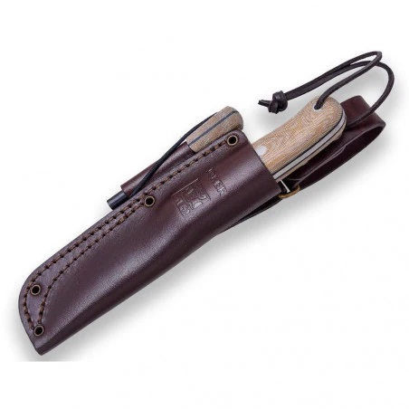 Joker BS9 Trampero Canvas Micarta with ferrocerium - Survival and buschcraft knife