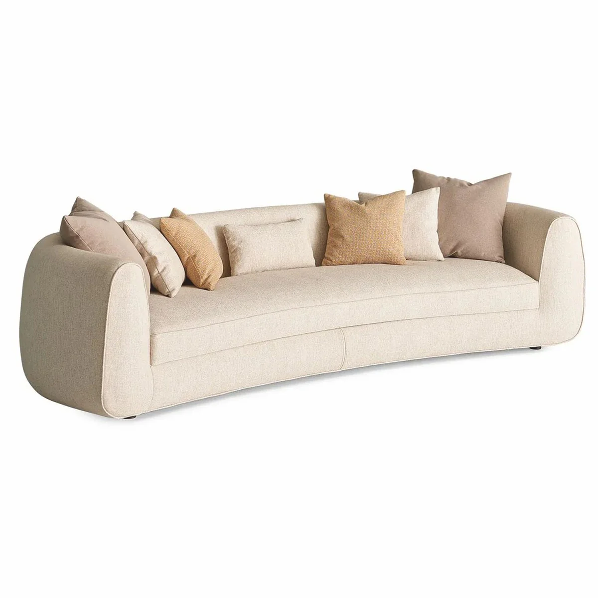 Luxury Sofa Cream 308 cm - Luxury Living Room & Hotel Furniture