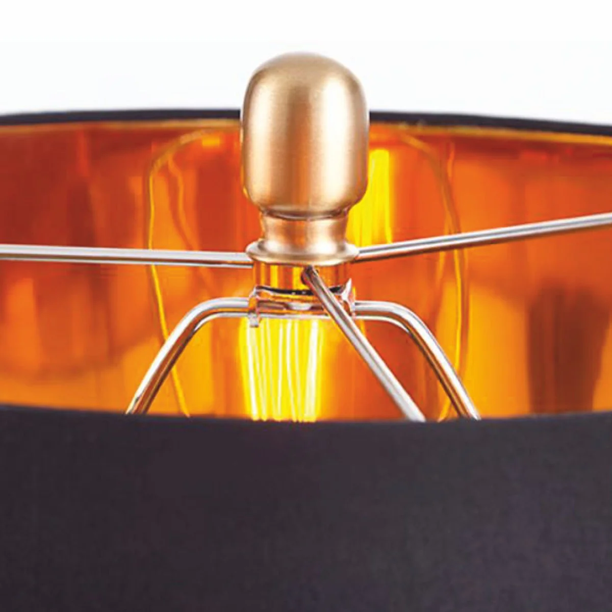 Luxury table lamp brass / black H. 65 cm - Luxury Lights